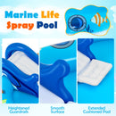 Shark Slide and Lighthouse Spray Pool – slide rails and landing pad