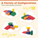 Six-Piece Foam Climb and Crawl Play Set, Colourful, view 7