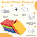 Six-Piece Kids Floor Cushion Set with Carry Handles – unpacking and fitting the covers