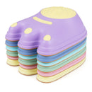 Six-Piece Monster Stepping Stones Set – six coloured stones stacked