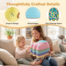 Six-Piece Monster Stepping Stones Set – snap fittings raised edges and storage