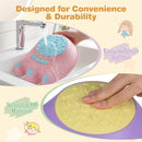 Six-Piece Monster Stepping Stones Set – washable surface and textured tops