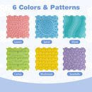 Six Piece Textured Sensory Puzzle Mat Set – six raised texture patterns