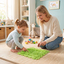 Six Piece Textured Sensory Puzzle Mat Set – supervised tactile play