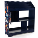 Space-Themed Kids Book Display and Storage Cabinet – Blue product view 2