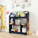Space-Themed Kids Book Display and Storage Cabinet – Blue product view 5