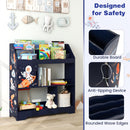 Space-Themed Kids Book Display and Storage Cabinet – Blue product view 9