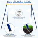 Steel A-Frame for Two Swings – Frame Only – Reinforced joint, footpads and ground stakes