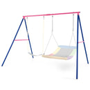 Red/Blue swing frame NP12964-1HS; illustrated swing seats and lanyards are not included