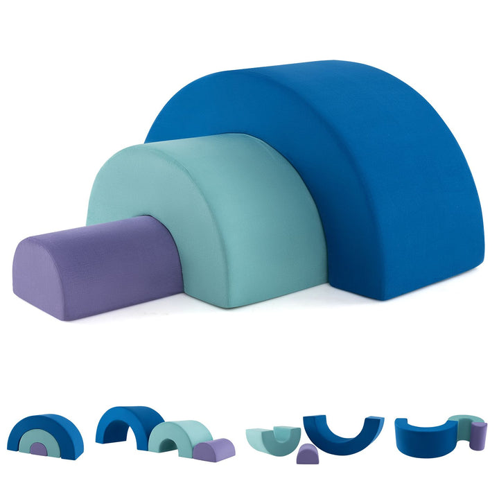 Three-Piece Large Foam Arch Play Set – Blue view 2