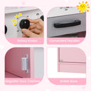 Pink play kitchen rotary knobs, handles and magnetic door catches