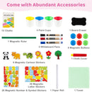 Pink Pictured art accessories supplied with the easel