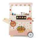 Pink Front view of the pizza cart