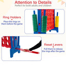 Blue game showing side ring holders and bottom release slider