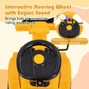 Toddler Ride-On Road Roller with Manual Controls – engine sound and battery requirement