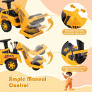 Toddler Ride-On Road Roller with Manual Controls – manual roller controls