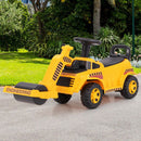 Toddler Ride-On Road Roller with Manual Controls – outdoor product view