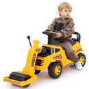 Toddler Ride-On Road Roller with Manual Controls – rider and road roller