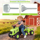 Included rake and shovel – Green