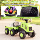 Steering wheel, air horn and dashboard – Green