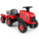 Tractor and detachable trailer – Red