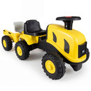 Tractor and detachable trailer – Yellow