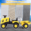 Tractor wheels and ground surfaces – Yellow