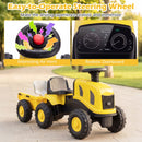 Steering wheel, air horn and dashboard – Yellow