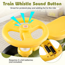 Whistle button and two-AA battery compartment – Green