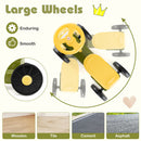 Four wheels and underside details – Green