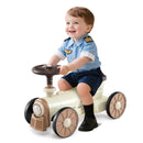 Train ride-on with steering wheel – Beige