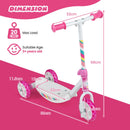 Toddler Three-Wheel Scooter with Light-Up Wheels – dimensions and maximum load