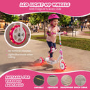 Toddler Three-Wheel Scooter with Light-Up Wheels – motion activated light up wheels