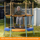 Toddler Trampoline with Enclosure and Curved Legs – outdoor use with bring-indoors care note