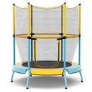 Toddler Trampoline with Enclosure and Curved Legs – yellow variant with curved legs and enclosure