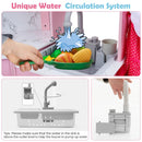 TP10161 Pink: Pink faucet water-circulation diagram with water-level instruction