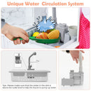 TP10161 White: White faucet water-circulation diagram with water-level instruction