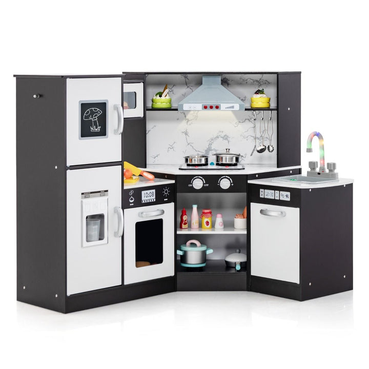 Coffee corner play kitchen, whole kitchen and separate sink unit