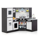 Coffee corner play kitchen, whole kitchen and separate sink unit