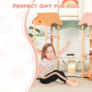 Wooden dollhouse playroom lifestyle view