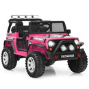 Pink 12V ride-on truck