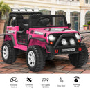 Pink ride-on truck feature overview