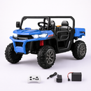 12V two-seater ride-on dump truck Blue