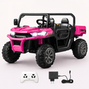 12V two-seater ride-on dump truck Pink
