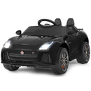 Black Jaguar F-Type SVR ride-on car