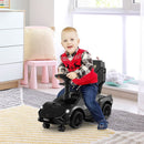 Black foot-to-floor Lamborghini ride-on car without the parent handle