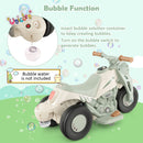 Rear bubble maker and removable bubble-solution container