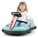 6V steering-wheel bumper car - Green