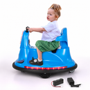 Kids joystick bumper car with parent remote - Blue
