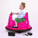 Kids joystick bumper car with parent remote - Pink